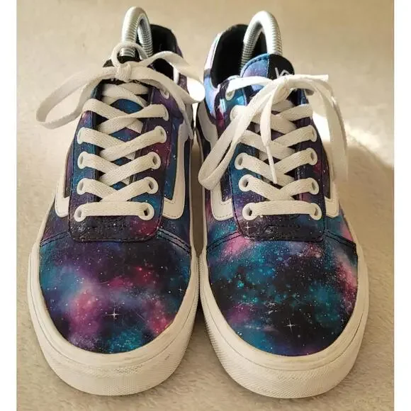 Vans Womens Size 8 Cosmic Galaxy Space Sneakers  Skateboarding Shoes - Picture 5 of 9